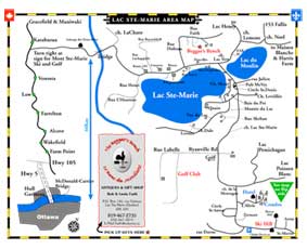 Lac Ste Marie Area Map